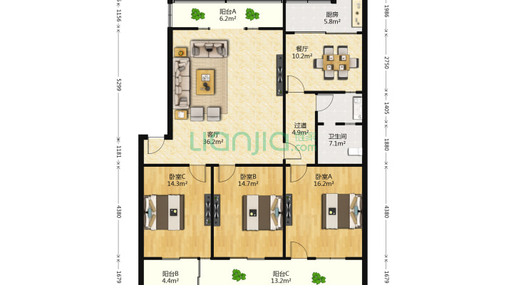 市委党校（罗家塘58号）二手房实景图