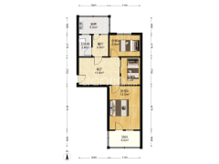 房子好户型，中上楼层，无遮挡，-涿州紫荆小区户型图