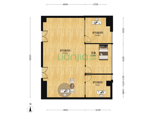硅谷亮城 4室0厅0卫 139平方