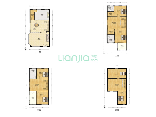 涵碧庄园 9室2厅3卫 246平方
