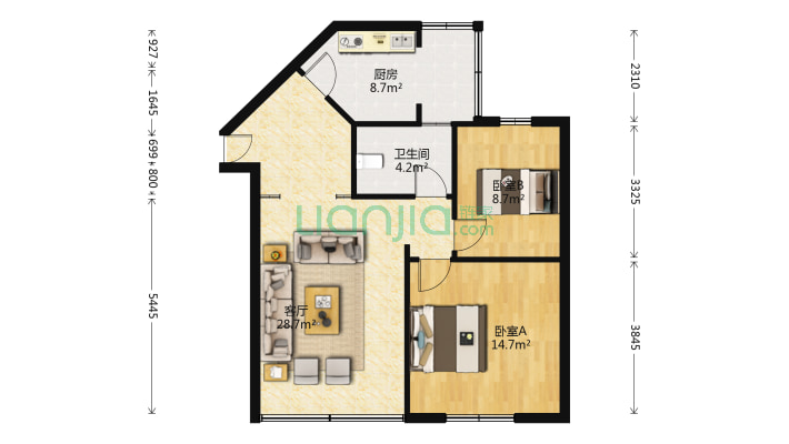 绵远街一段106号二手房实景图