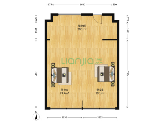 汇金大厦 2室0厅0卫 51平方