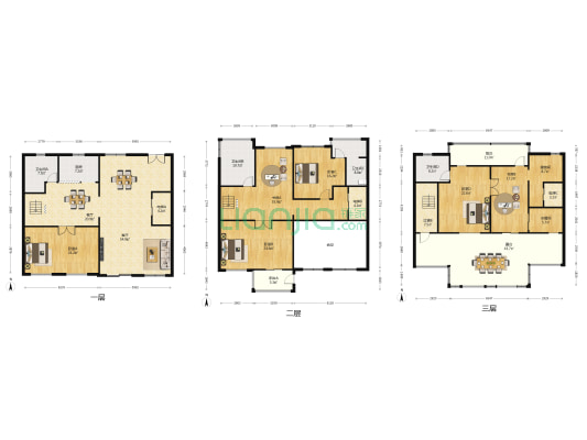 绿地别墅二期香郡公馆 6室2厅4卫 146平方