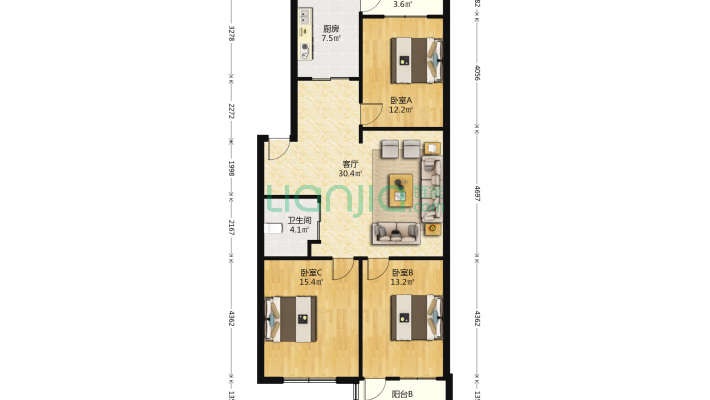 海宫楼二手房实景图