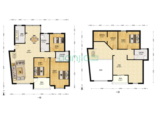 置地栢景轩 4室1厅3卫 192平方