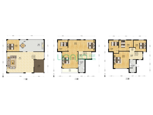 碧桂园威尼斯城倚翠香堤 8室1厅2卫 254平方