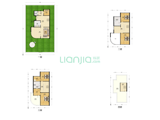 梦湖山庄 6室1厅3卫 248平方