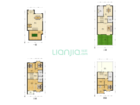 山水南雅 6室3厅4卫 279平方