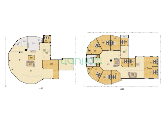 中南谷 13室3厅5卫 512平方