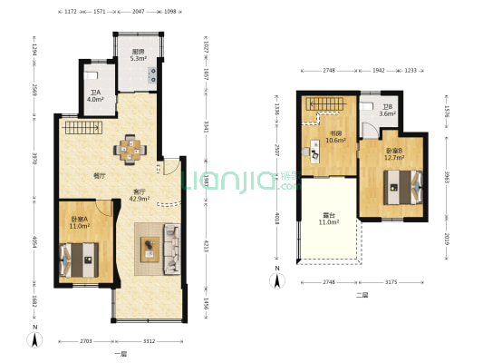 东裕新村B区 3室1厅2卫 99平方
