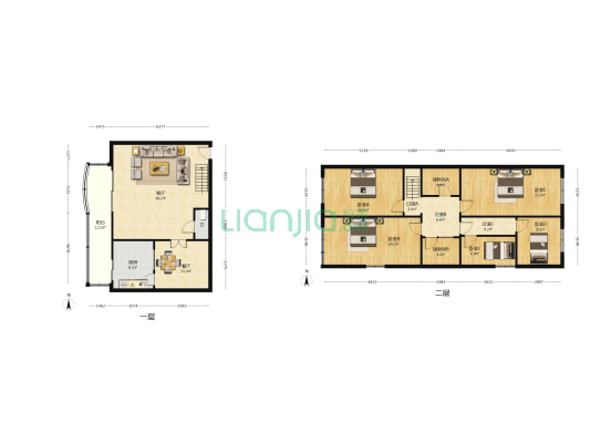 和泰大厦 5室2厅1卫 238平方