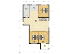 南北通透大三居 采光很好 带车位-涿州新星小区二期户型图