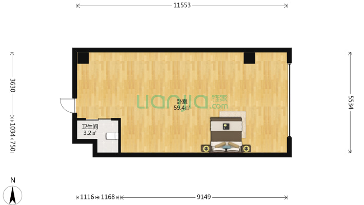 东方今典 华尔中心二手房实景图