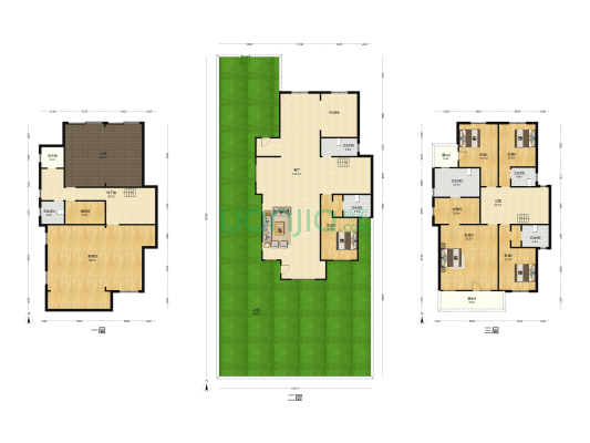 中信城圣达美安 5室1厅6卫 370平方