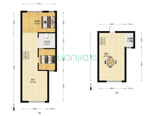 和雅汇 2室2厅1卫 109平方