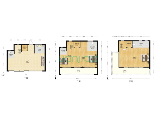 天阳云栖凤鸣 3室1厅4卫 200平方