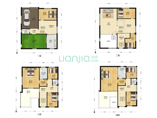 大良单家新松居委会 9室1厅5卫 350平方