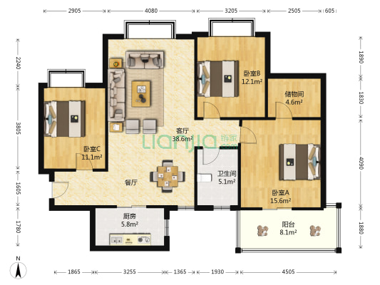 华山幸福嘉苑房价怎么样 西安华山幸福嘉苑房源 户型图 小区车位 交通地址详情分析 链家网