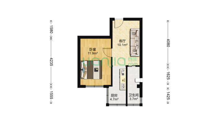 二街电子玩具小区二手房实景图
