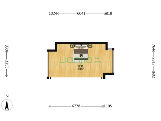 紫鑫御湖湾 1室0厅0卫 43平方