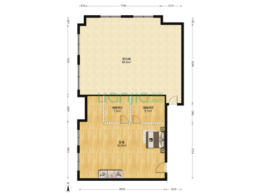 远洋国际中心 1室0厅0卫 224平方