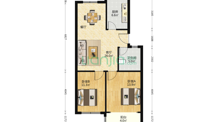阳光竹林二手房实景图