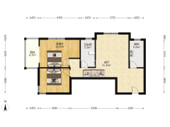 小区环境良好，车位充足，房本满二，随时看房有钥匙-涿州宏远景园户型图