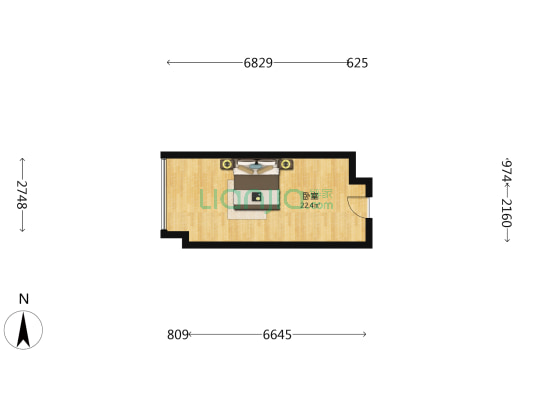 中奥滨江one 1室0厅0卫 36平方