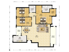 微电园次新小区，   龙湖品质洋房-重庆龙湖开元户型图