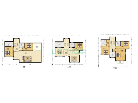 翠屏山庄 6室2厅6卫 268平方
