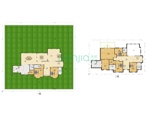 世茂佘山庄园 6室2厅7卫 885平方