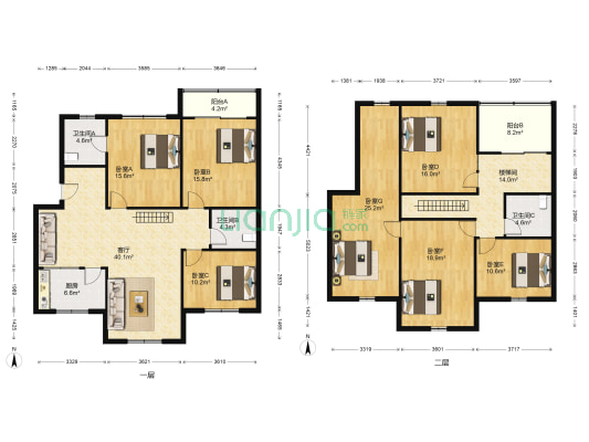 石墩新村 7室1厅3卫 231平方