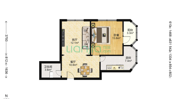 人保大厦二手房实景图