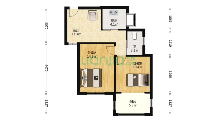 钟村小区二手房实景图
