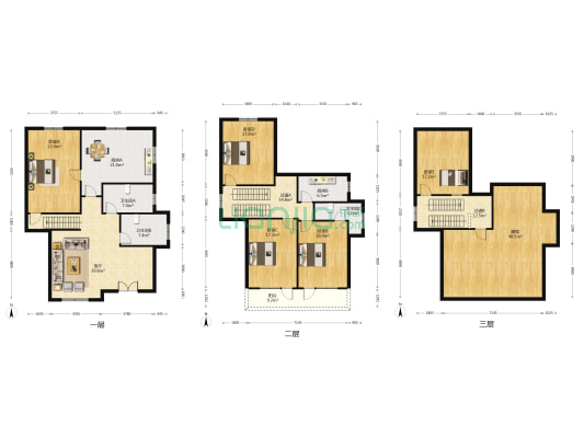 云亭山庄 5室1厅3卫 200平方