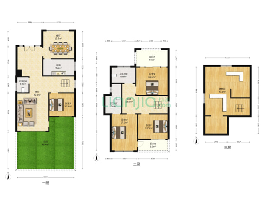 万安秀水山庄 4室2厅3卫 266平方