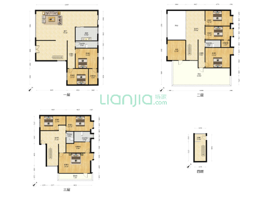 莲花山庄一村 9室1厅4卫 170平方