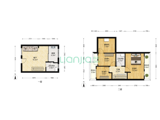金川纯水岸 3室1厅2卫 81平方