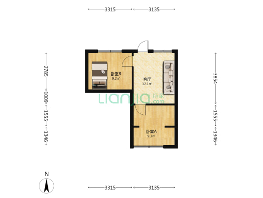 新谷巷76号 2室1厅0卫 40平方