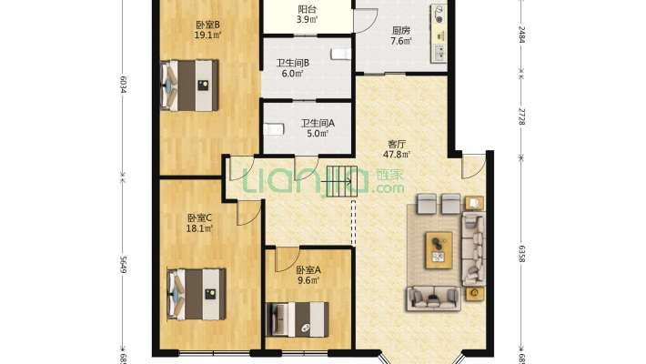 福康翠湖居二手房实景图