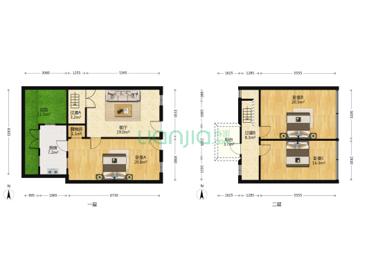 顾家弄 3室1厅0卫 114平方