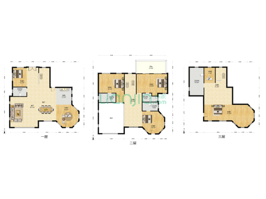 雅戈尔香湖丹堤一期 7室1厅5卫 685平方