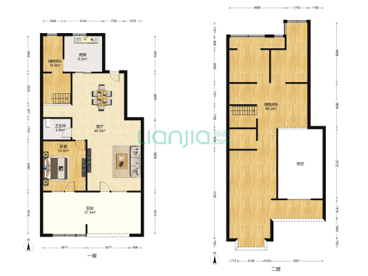 锦业76 1室1厅1卫 251平方