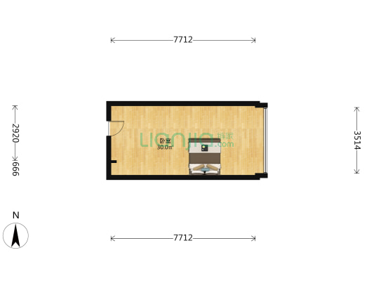 富力湾C7星寓 1室0厅0卫 46平方