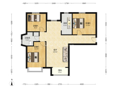 通透三居室 房本满二  有装修 带车位和地下室-涿州香邑溪谷玫瑰园户型图