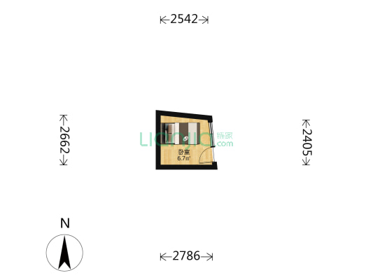 宫门口五条 1室0厅0卫 7平方