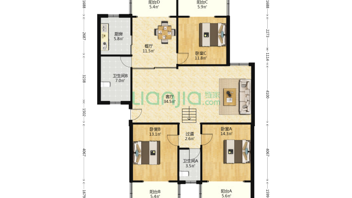广电花园二手房实景图