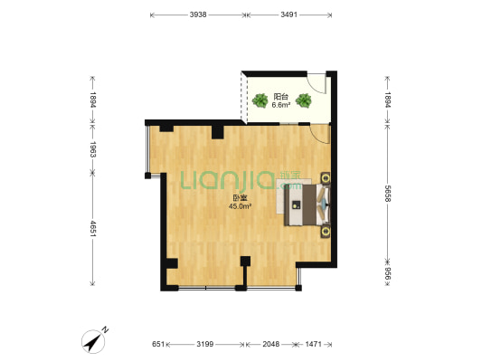 巴厘香泉 1室0厅0卫 56平方