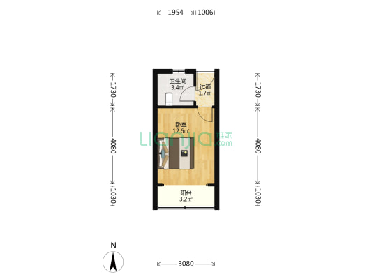塔湾新村(松江) 1室0厅1卫 33平方