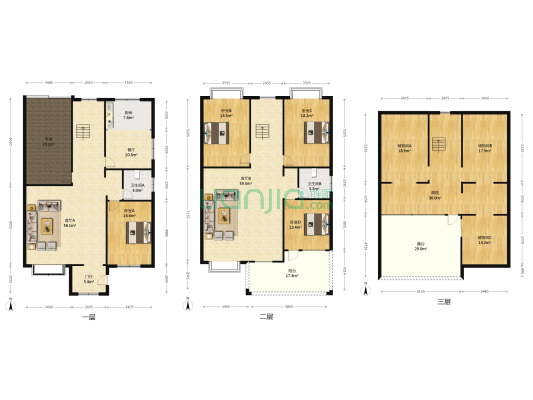 锦萃家园 4室3厅2卫 317平方
